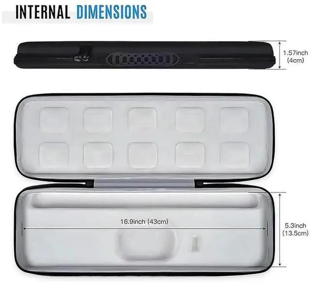 Alt view image 2 of 4 - Hard Case Replacement Anti-Scratch Protective Carrying Keyboard Case Hard Case for MX Keys S Wireless Keyboard