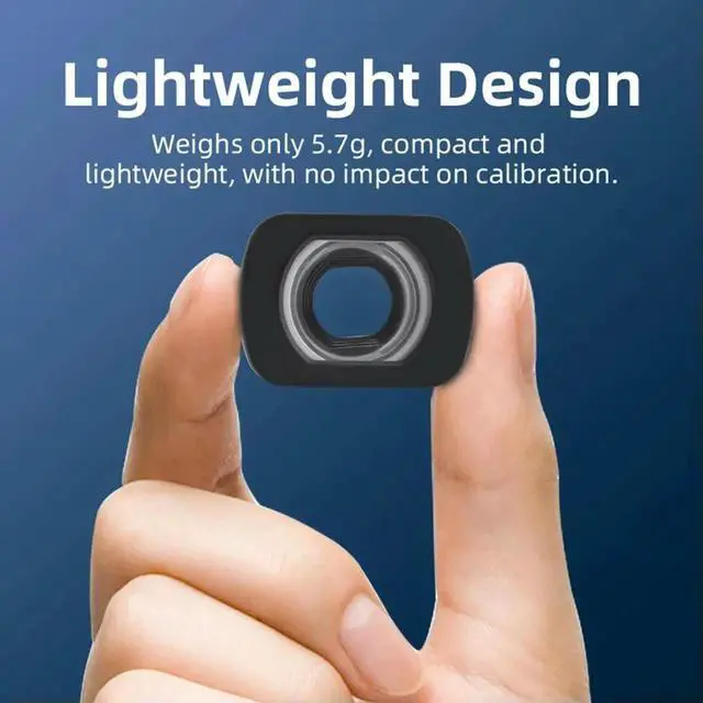 Alt view image 2 of 4 - Magnetic Wide Angle Lens Aluminum Alloy Optical Glass Magnetic Anamorphic Camera Lens Extend FOV To 112° for Osmo Pocket 3