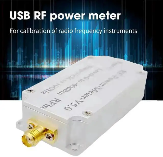 Alt view image 3 of 4 - USB RF Power Meter USB Communication 100K-10GHZ Amplitude Measurement Software Up To 500kbps V5 2 Mark Cursors for Ham Radio