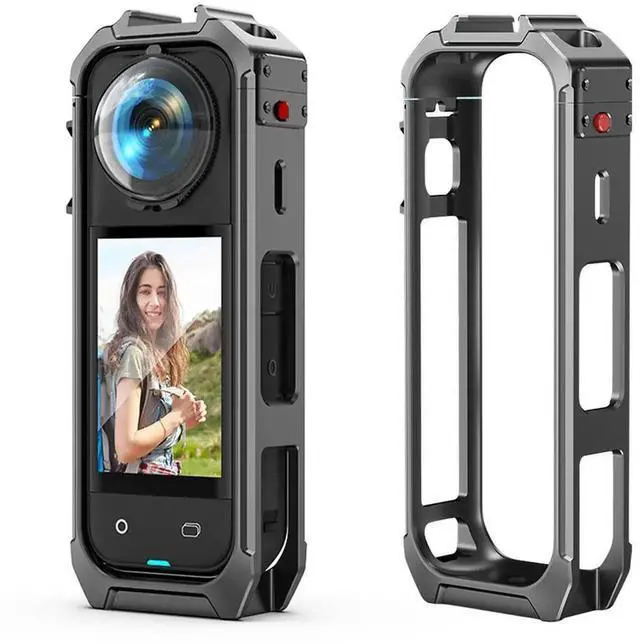 Main image of Rabbit Cage Aluminum Alloy Protective Case Magnetic Quick Release Action Camera Frame for X5 Camera Accessories