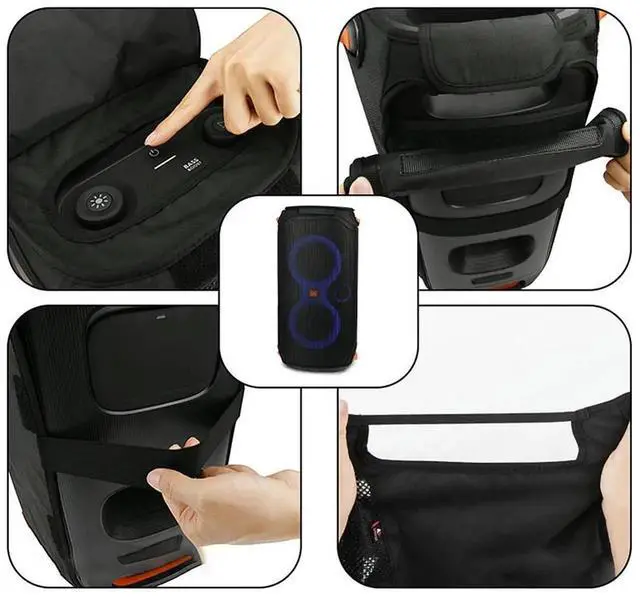 Alt view image 2 of 4 - Speaker Dust Cover No Removal Mesh Slip Cover Case Scratch-resistant Protective Case for JBL Partybox 110 Speaker Accessories
