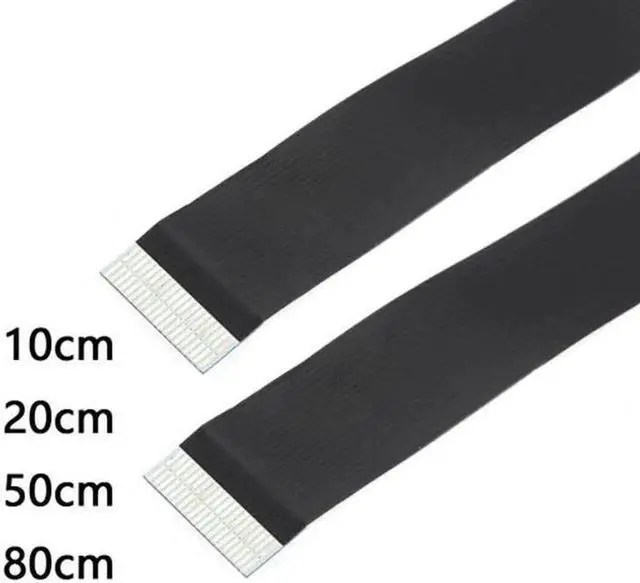 Alt view image 2 of 7 - JAENFONG Dual 90 Degree Right Angled HDMI Type A Male to Male HDTV FPC Flat Cable for FPV HDTV Multicopter Aerial Photography