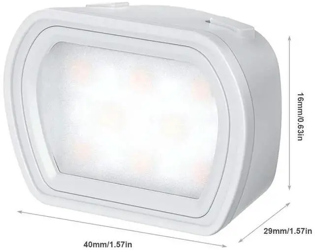 Main image of Magnetic Fill Light Action Camera Fill Light 3 Adjustable Brightness LED Fill Light 3 Color Temp Filming Light for Pocket 3