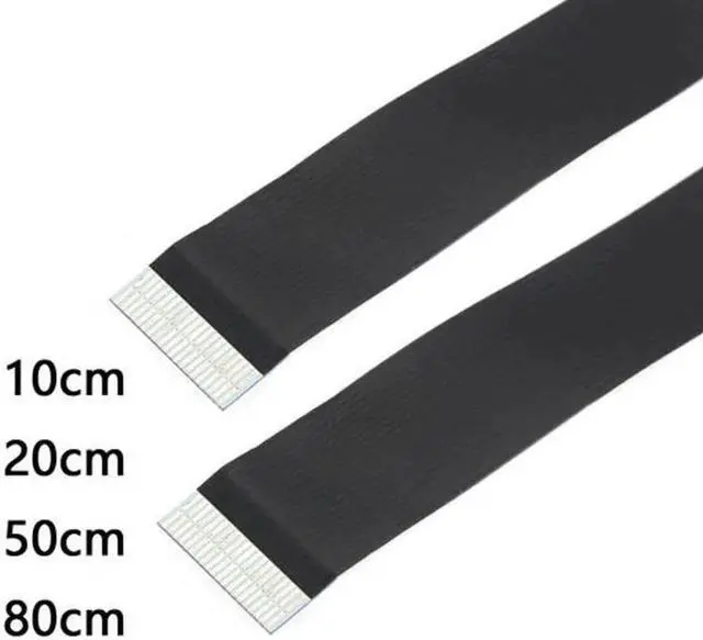 Alt view image 3 of 7 - JAENFONG Left Angled 90 Degree HDMI Male to Female FPC Flat Cable for HDTV Multicopter Aerial Photography