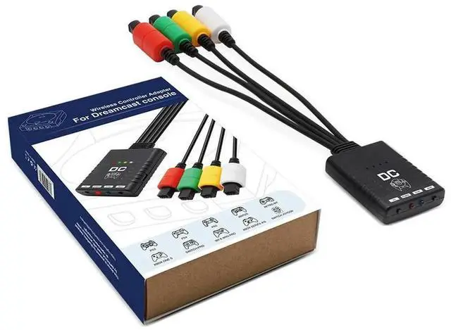 Alt view image 3 of 4 - BlueRetro Gamepad Converter Adapter Low Latency Bluetooth-Compatible Multiplayer Wireless Controller Adapter for PS3/PS4 Console