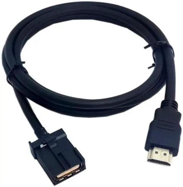 Alt view image 4 of 7 - JAENFONG Cable High Speed HDMI 1.4 Type E Male to Type A Male Video Audio Cable 1.5M Automotive Grade for Hyundai H1 Car