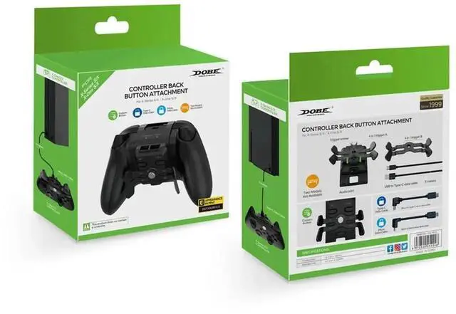 Alt view image 2 of 4 - Gamepad Paddle Keys Gaming Accessories Gamepad Controller Trigger Button with Data Cable for Xbox Series/One S/X Controller