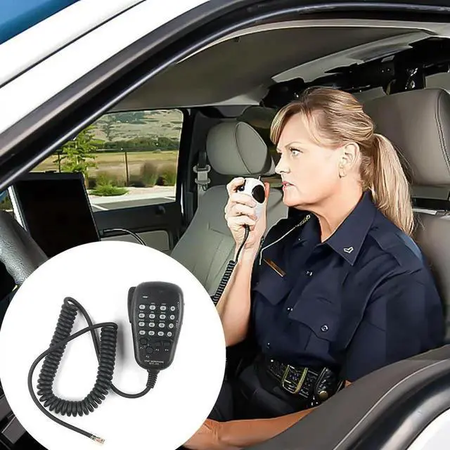 Alt view image 4 of 4 - MH-48 Microphone Speaker 6 Pin DTMF Radio Speaker Mic Radio Microphone for Yaesu Mobile Radio FT-8800R FT-8900R FT-7900R