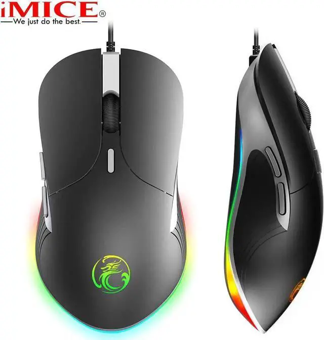 Alt view image 5 of 7 - JAENFONG RGB Wired Gaming Mouse, Wired Mouse Gaming with Chroma RGB Lighting, 6 Programmable Buttons, 6400 DPI, Computer Mouse for Laptop, USB Mouse with 1.8m cable for Windows PC Gamer