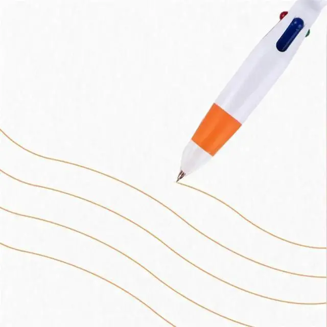 Alt view image 4 of 7 - 100 Pcs Pens,4 In 1 Multicolored Ink Ballpoint Pens With Keychain Nurse Pens For Office School Supplies