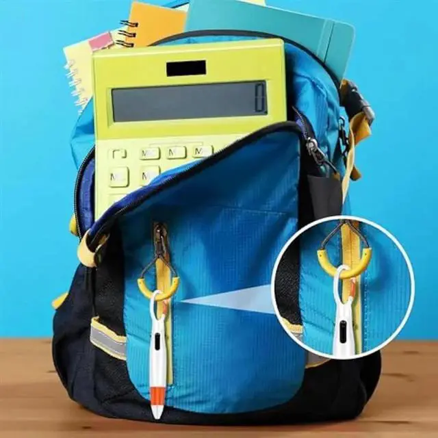 Alt view image 6 of 7 - 100 Pcs Pens,4 In 1 Multicolored Ink Ballpoint Pens With Keychain Nurse Pens For Office School Supplies