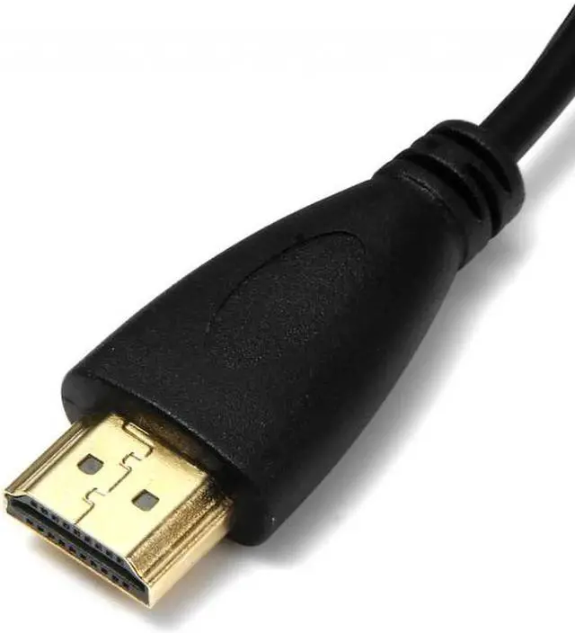 Alt view image 6 of 7 - JAENFONG Right Angled 90 Degree Micro HDMI to HDMI Male HDTV Cable for Cell Phone Tablet Camera