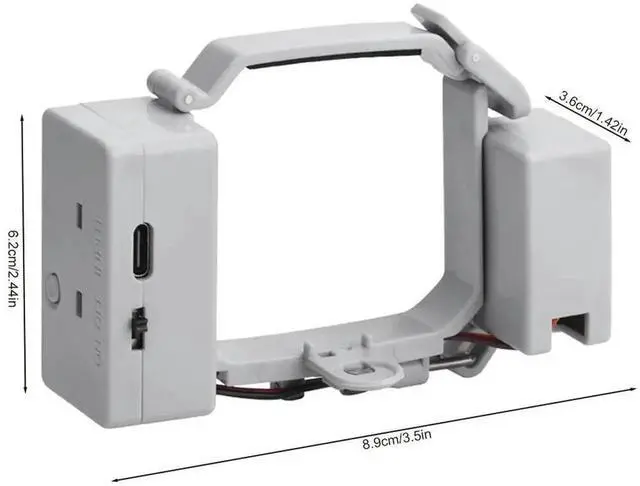 Alt view image 4 of 4 - For Mini 4 Pro Drone Airdrop Thrower System USB Charging Drone Thrower Delivery Dropper for Fishing and Casting Farther