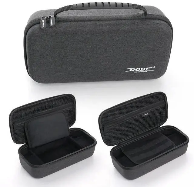 Alt view image 3 of 4 - Carrying Case with 8-Bit Game Cartridge Box Carrying Bag W/ Mesh Pocket Organizer Bag for Switch 2 NS2 Game Console