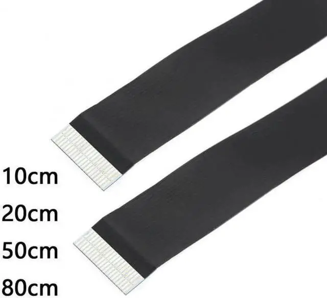 Alt view image 7 of 7 - JAENFONG 20cm Dual 90 Degree Right-Up Angled HDMI Type A Male to Male HDTV FPC Flat Cable for FPV HDTV Multicopter Aerial Photography