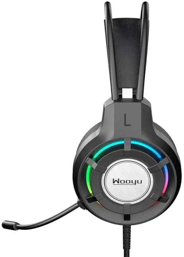 Alt view image 2 of 4 - Wired Game Headphone LED Light Gamer Headset 7.1 Surround Deep Bass Stereo Headset Noise Cancelling with Mic for PC Laptop