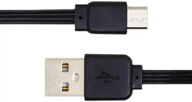 Main image of JAENFONG 13cm USB 2.0 Type-A Male to Micro USB Male Male Data Flat Slim FPC Cable for FPVDiskPhone