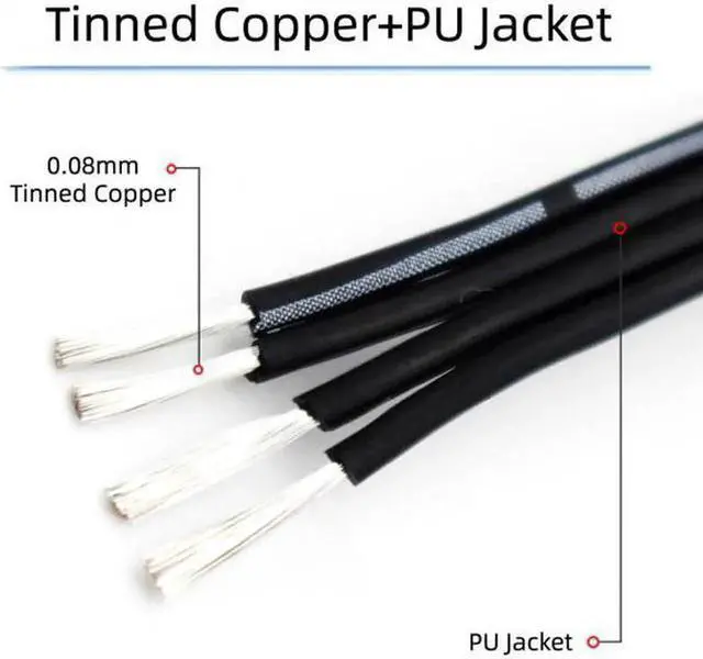 Alt view image 2 of 7 - JAENFONG 13cm USB 2.0 Type-A Male to Micro USB Male Male Data Flat Slim FPC Cable for FPVDiskPhone