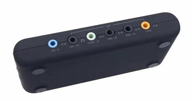 Main image of Usb 2.0 Sound Card 8 Channel DAC Output USB External Stereo Sound Card Recording and Playback for Home Desktop Speakers