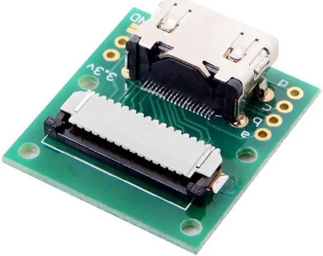 Alt view image 2 of 7 - JAENFONG Raspberry PI Camera Module to HDMI Type A Male HDTV FPC Flat Cable 5cm fit for PES001