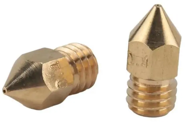 Alt view image 2 of 4 - 15 Piece Suitable For Zortrax M200 V2 Hot-End Extrusion Head Heating Nozzle 0.4Mm H59 Brass Nozzle