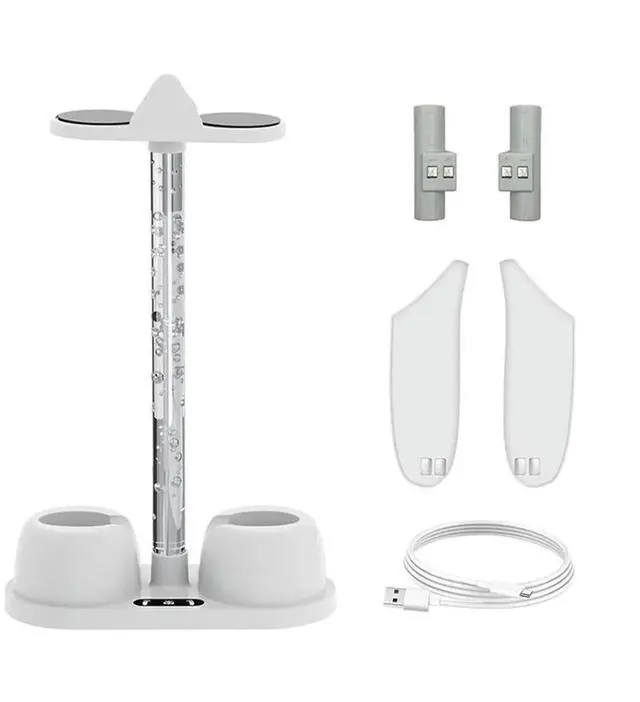 Main image of Display Stand Controller Charger RGB Light Charging Dock Station Non-slip VR Headset Controller Stand for Oculus/Quest 3