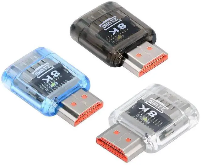 Main image of JAENFONG 3pcs/set HDMI Male to HDMI 2.1 Female UHD Extension Adapter Extender with Smart LED Light Support 8K 60hz HDTV