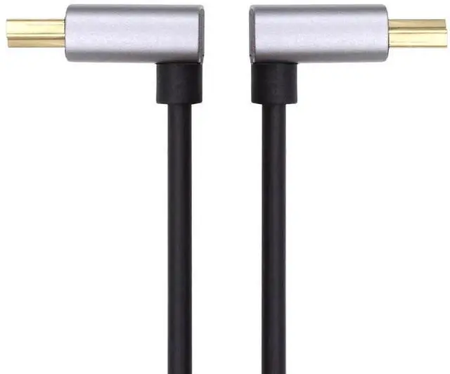 Main image of JAENFONG HDMI 2.1 Ultra Thin HDTV Cable 8K 4K Hyper Super Flexible Slim Cord Down Angled to Up Angled 90 Degree Type-A for Computer HDTV