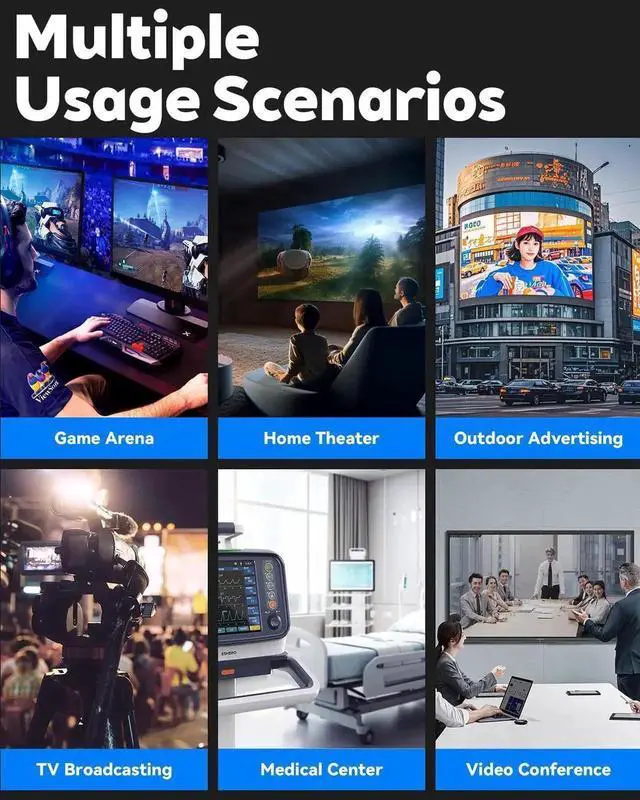 Alt view image 2 of 7 - JAENFONG DisplayPort Cable 1.4, 8K 6.6 ft DP Cable Cord (8K@60Hz, 4K@144Hz, 1080P@240Hz) Display Port HBR3 32.4Gbps, HDCP 2.2 for Odyssey G9 CHG90, PC, Laptop, TV Gaming Monitor - Grey