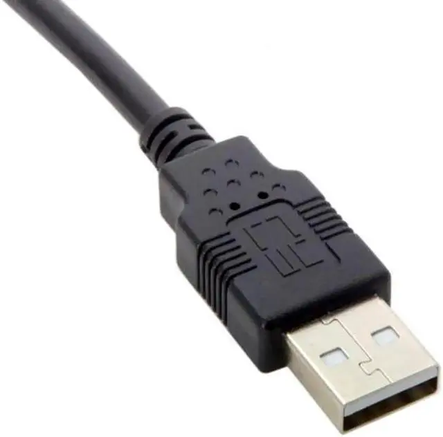 Alt view image 2 of 7 - JAENFONG Mini USB B Type 5pin Male Left Angled 90 Degree to USB 2.0 Male Data Cable 5 Meters with EMI Ferrite Core