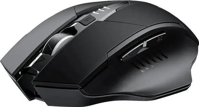 Main image of JAENFONG 2.4G RF Wireless Mouse, Rechargeable Mouse, Battery Visible, 4 adjustable DPI (up to 2400 DPI), 6 Buttons, Ergonomic Large Mouse for Laptop, Computer, Windows 7/8/10/XP, Vista and Mac OS
