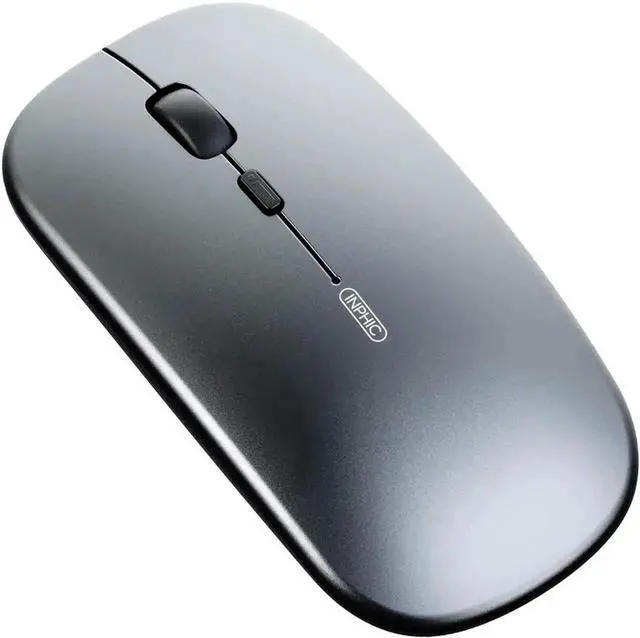 Main image of JAENFONG Bluetooth Mouse, Three-mode Slim Silent Rechargeable Bluetooth Wireless Mouse (Bluetooth 5.0/3.0+ 2.4G), 1600DPI Portable Mouse for Laptop PC Computer, Android,Windows MacBook