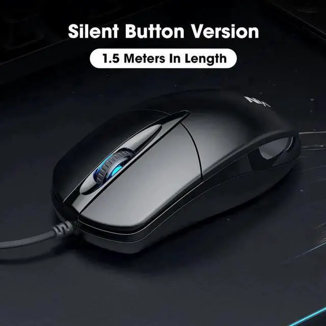 Alt view image 6 of 7 - JAENFONG USB Wired Mouse Gamer Computer Office Gaming Silent USB Mouses 1000 DPI Mice Ergonomic for Macbook Laptop PC Non Slip Mouse Gamer Compatible with PC/Laptop/Desktop (Black)d