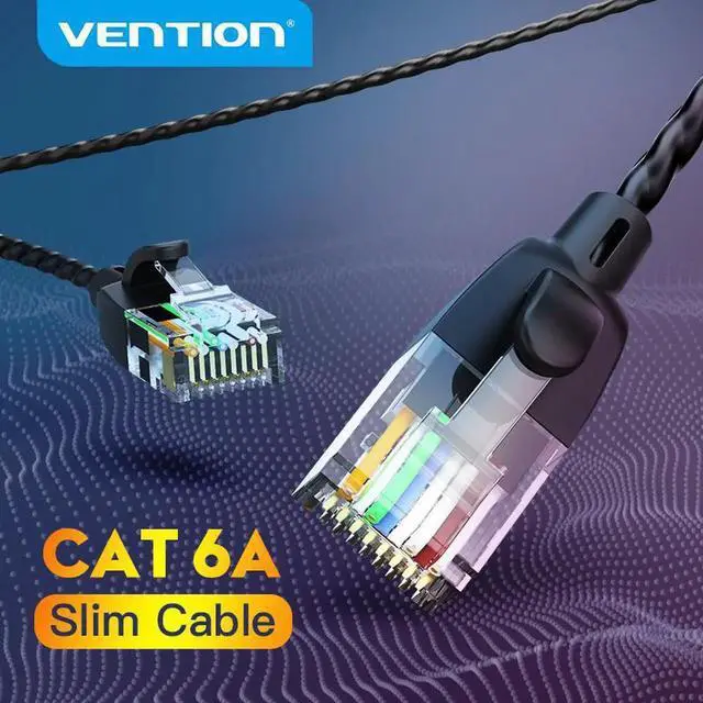 Alt view image 6 of 7 - JAENFONG Ethernet Cable Cat 6 A 10Gbps UTP RJ 45 Slim Ethernet Patch Cable Cat6 A Lan Patch Cord for Modem Cable Ethernet RJ45(6.56ft)