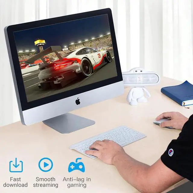 Alt view image 2 of 7 - JAENFONG RJ45 Connector Cat6 Ethernet Adapter Female to Female R J45 8P8C Network Extender Extension Cable for Ethernet Cable Black