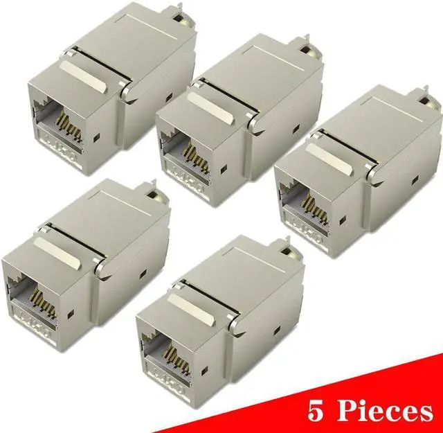 Main image of JAENFONG Cat7 Ethernet Connector RJ45 Modular Ethernet Cable Head Plug Gold-plated Cat 7 6 Shield Network Connector for Lan Cable 5PCS