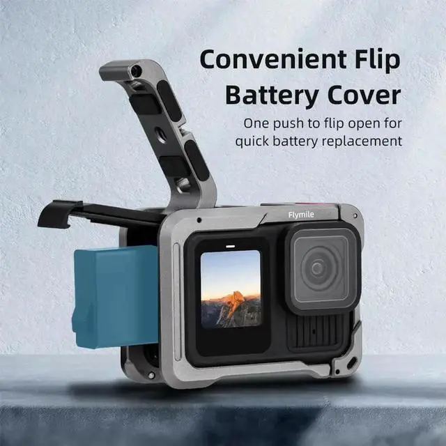 Alt view image 3 of 4 - Quick Release l Cage Protective Frame Housing Shell Housing Cage l Magnetic Base for Go Pro Hero 13 Black Accessories