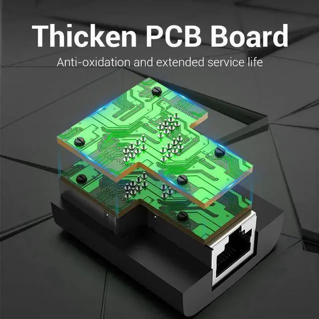 Alt view image 7 of 7 - JAENFONG RJ45 Splitter Connector Adapter 1 to 2 Ways Ethernet Splitter Coupler Contact Modular Plug Connect Laptop With 4PCS Cat5e Ethernet Cable 3.28ft