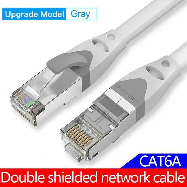 Main image of JAENFONG Ethernet Cable Cat6 Lan Cable UTP RJ45 Network Patch Cable For PS PC Internet Modem Router Cat 6 Cable Ethernet(Gray 1.64ft)