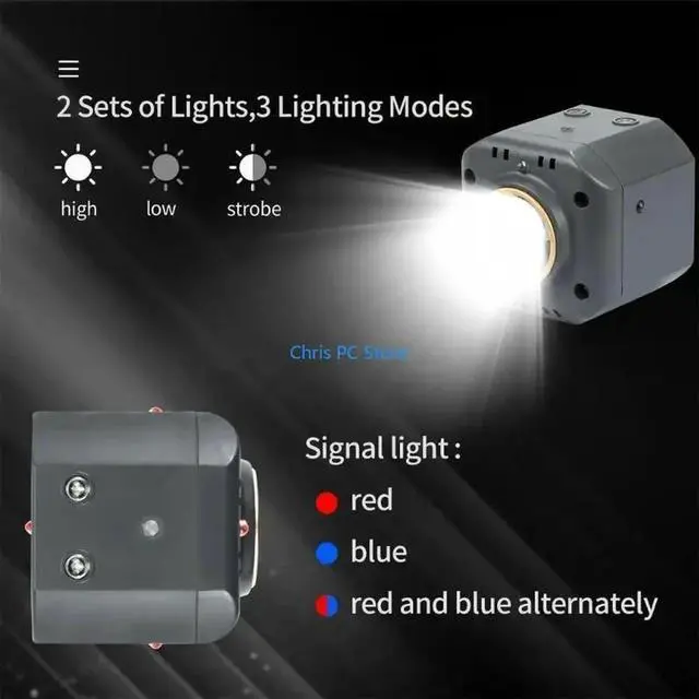 Main image of Adjustable Lighting Mode ABS Spotlights for 4 Aerials Photography