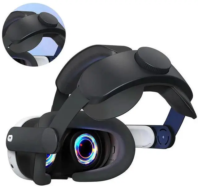 Main image of Adjustable VR Head Band Enhanced Support VR Replacement Elite Head Strap Reduced Pressure for Quest 3 VR Accessories