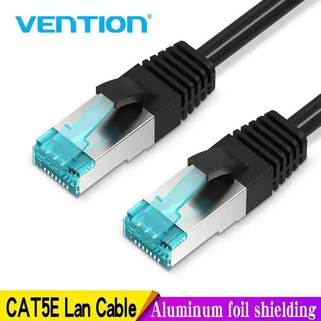 Alt view image 3 of 6 - JAENFONG Ethernet Cable Cat5e Lan Cable Cat 5E RJ45 Network Patch Cable For Computer Router Cable(Black 4.92ft)