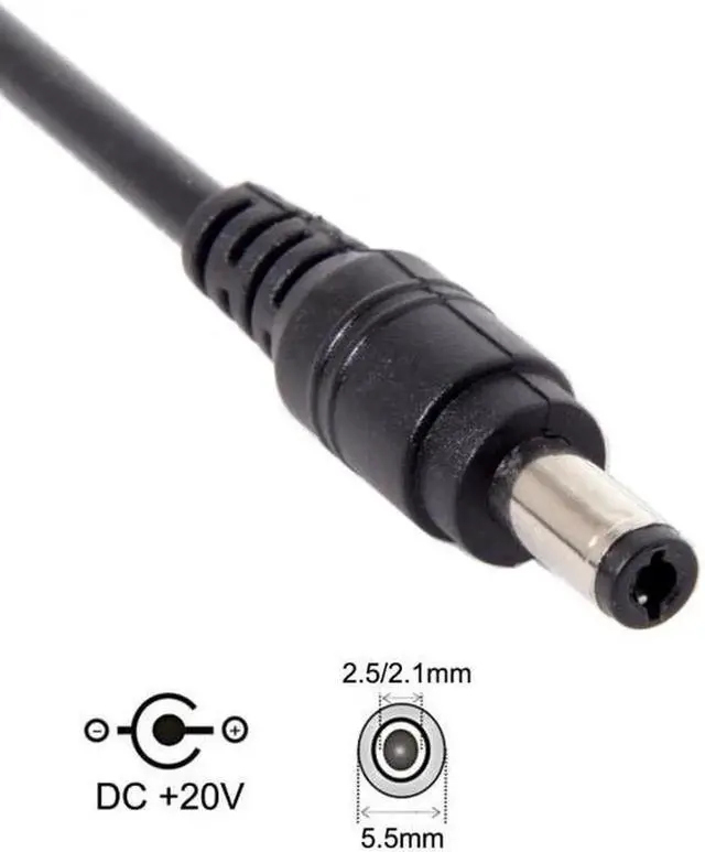 Alt view image 4 of 7 - JAENFONG USB 3.1 Type C USB-C to DC 20V 5.5 2.5mm2.1mm Power Plug PD Emulator Trigger Charge Cable for Laptop