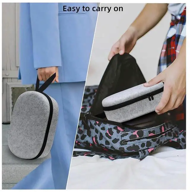 Alt view image 2 of 5 - Carrying Case Anti-scratch Portable Travel Carry Handbag with Mesh Pocket Carrying Bag for Vision Pro Case