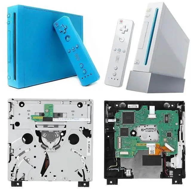 Alt view image 4 of 6 - FOR WII D2E DVD ROM Drive Disc Reader Dual IC Replacement DVD ROM Drive Disc Repair Part Reader Module