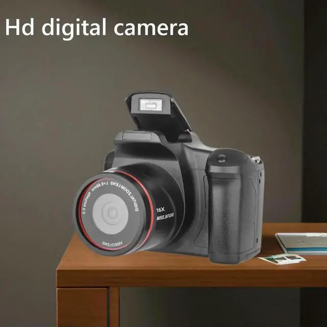 Alt view image 2 of 7 - 1080P 16MP Camera with 2.4 Inch LCD Screen Vlogging Camera Video Recorder for Photography