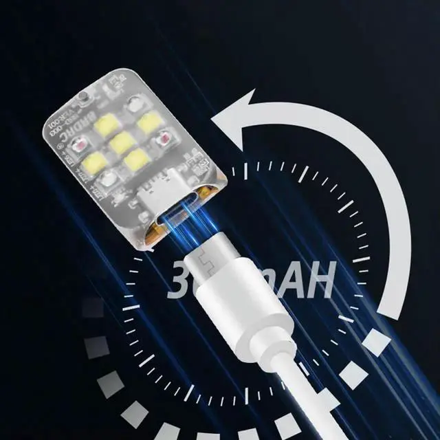 Alt view image 2 of 4 - Blinking LED Flash 300mAh Night Flying LED Lamp 3 Modes Wireless LED Drone Strobe Light for Avata 2/ Mini 3/4 Mavic 3