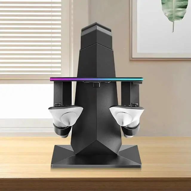 Alt view image 3 of 4 - RGB Charging Dock VR Headset Charging Station Headset Display Stand and Controller Mount for Quest3S/ for Quest 3