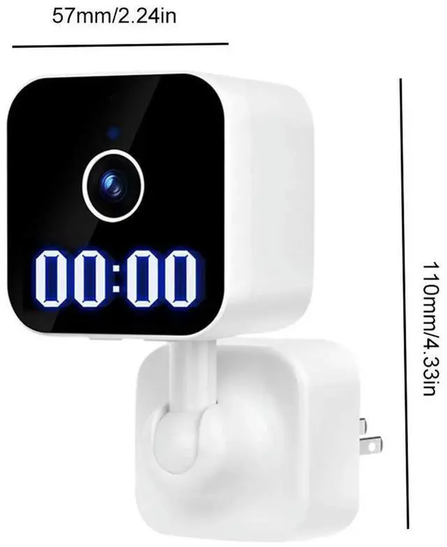 Alt view image 2 of 4 - Security Camera 1080P HD Plug in Security Camera 2-Way Audio Motion Detection TuyaAPP Control for Home Security