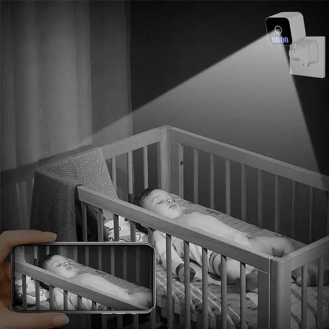 Alt view image 4 of 4 - Security Camera 1080P HD Plug in Security Camera 2-Way Audio Motion Detection TuyaAPP Control for Home Security